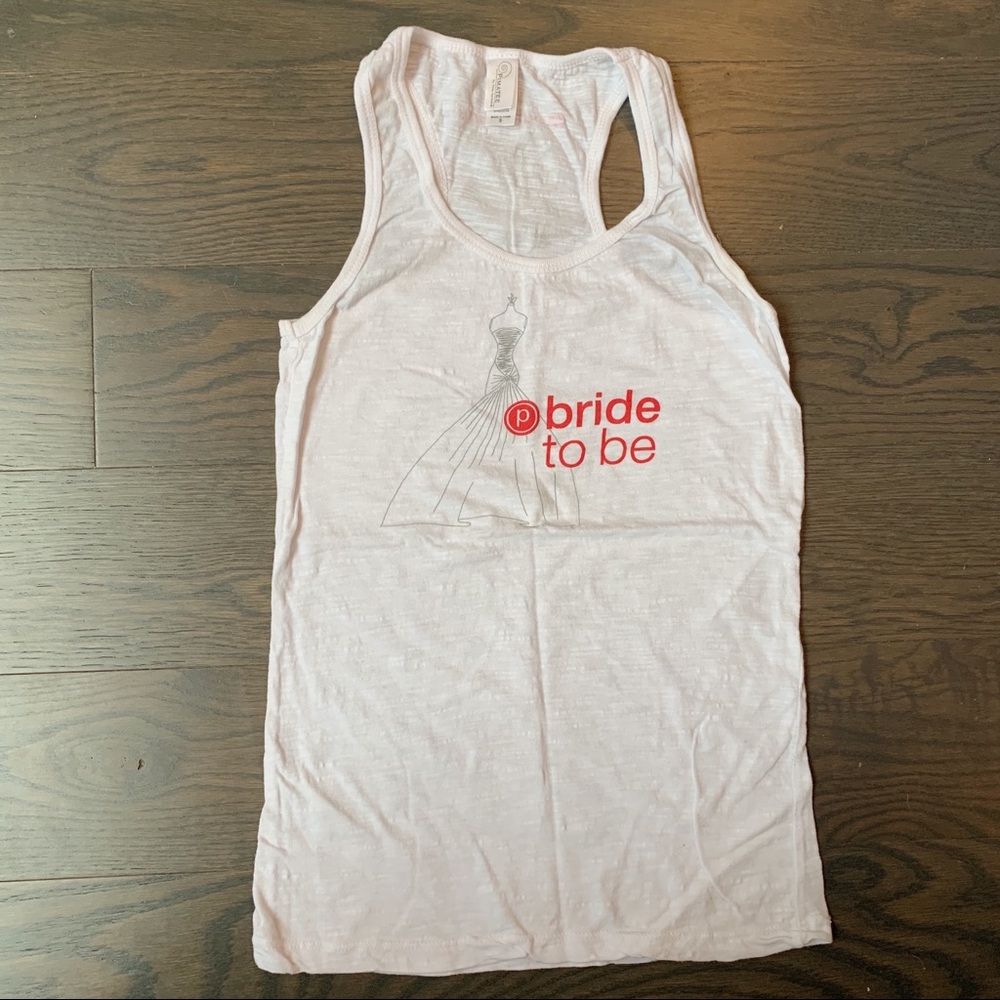 Pure barre bride to be tank